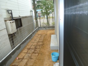 裏庭造園工事