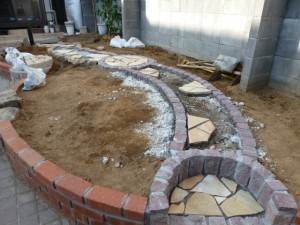 東京江戸川区、造園、アプローチ