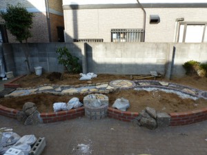 東京江戸川区、造園、アプローチ