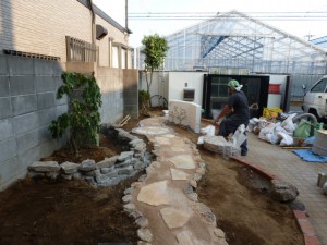 東京江戸川区、造園